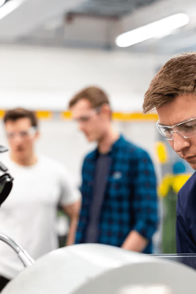 A Man conducting an experiment